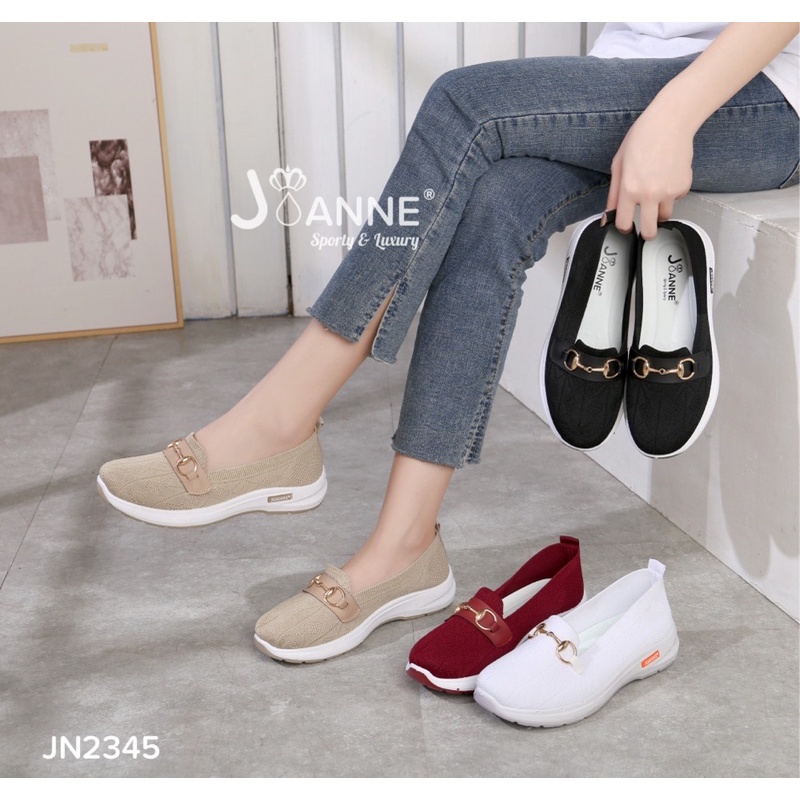 RESTOCK! [ORIGINAL] JOANNE Slip On Sneakers Shoes Sepatu Wanita #JN2345