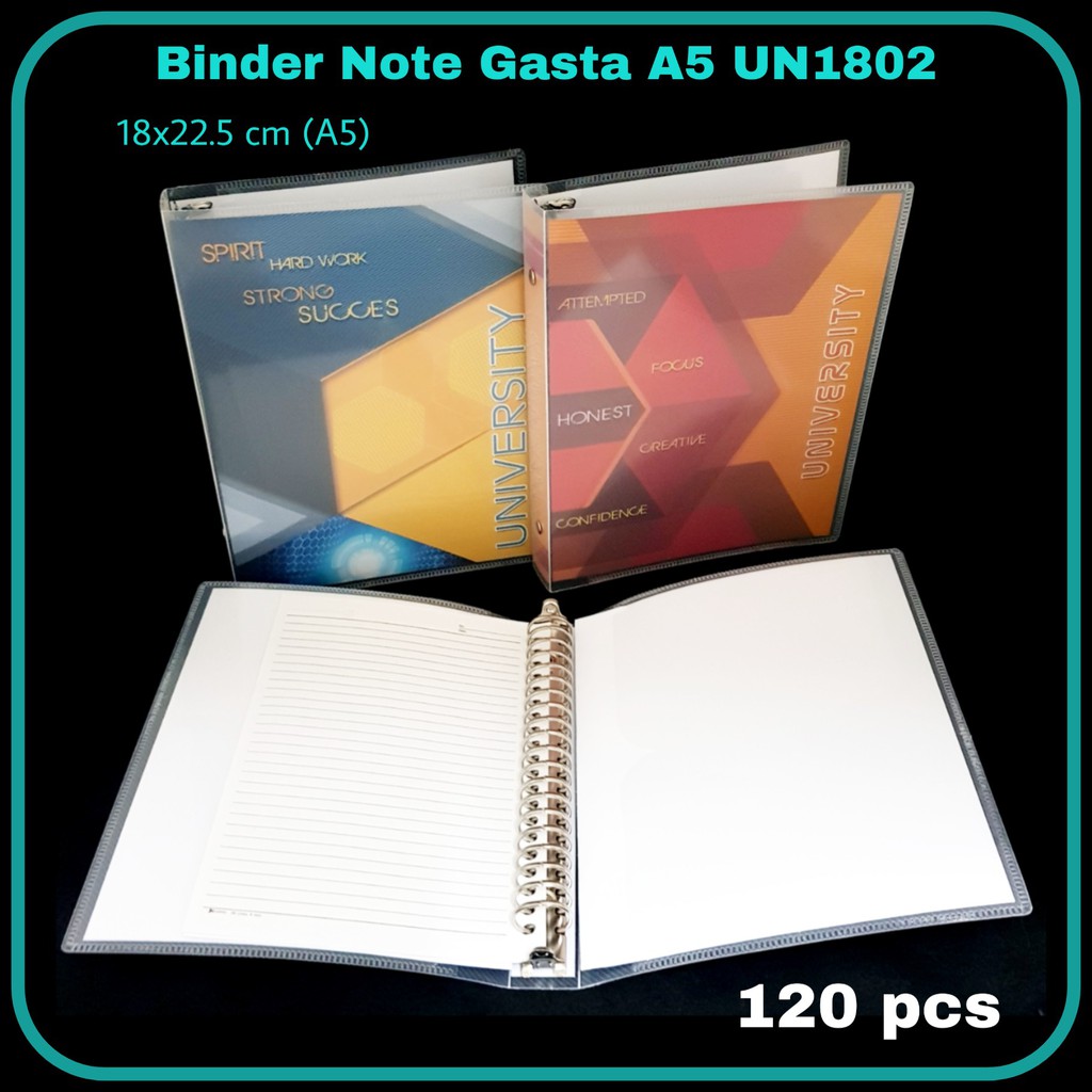 

ILP Binder Note GASTA Slip A5 University / Buku Ring / Bindernote / Buku Note
