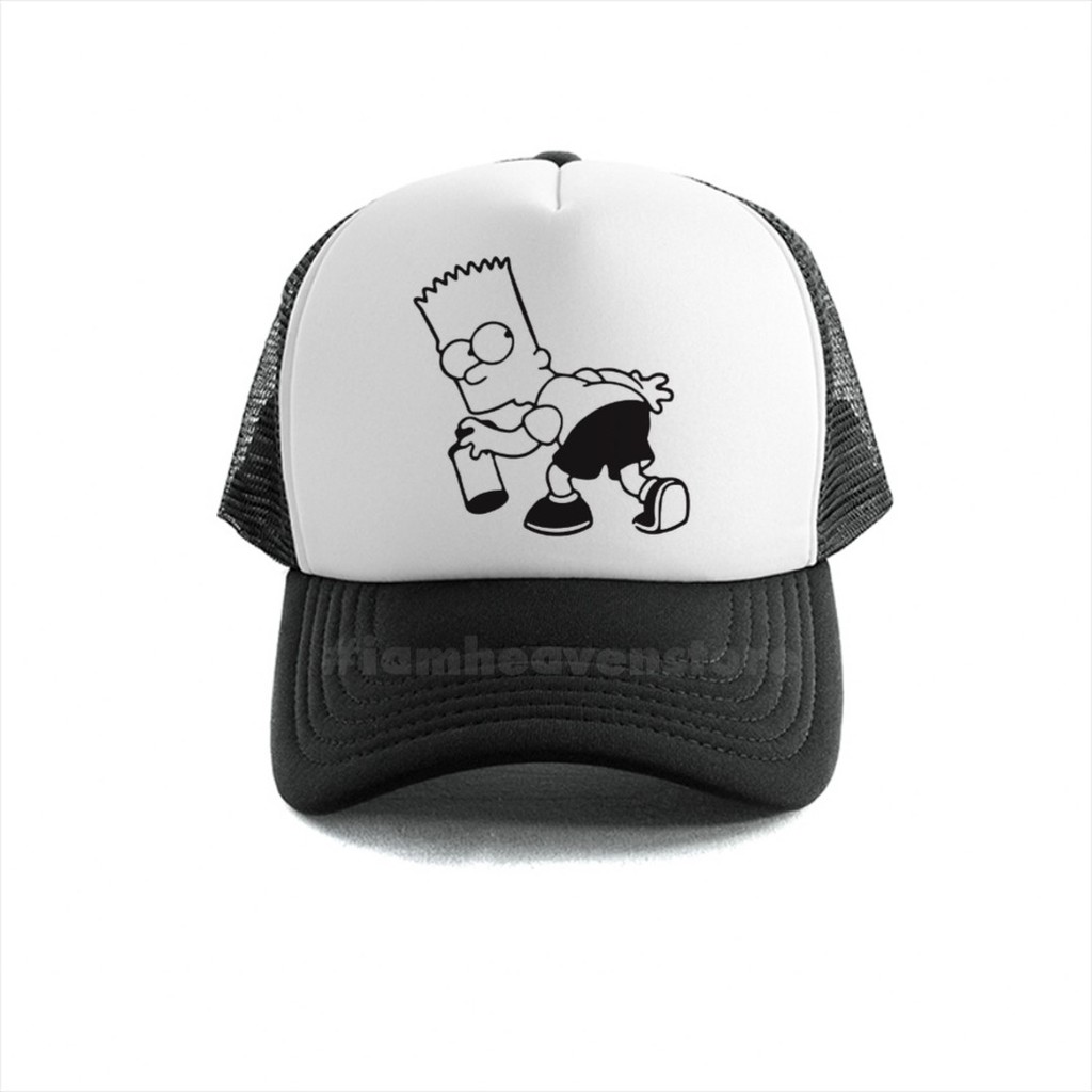 Topi Bart The Simpson Trucker Jaring Terbaru 2021