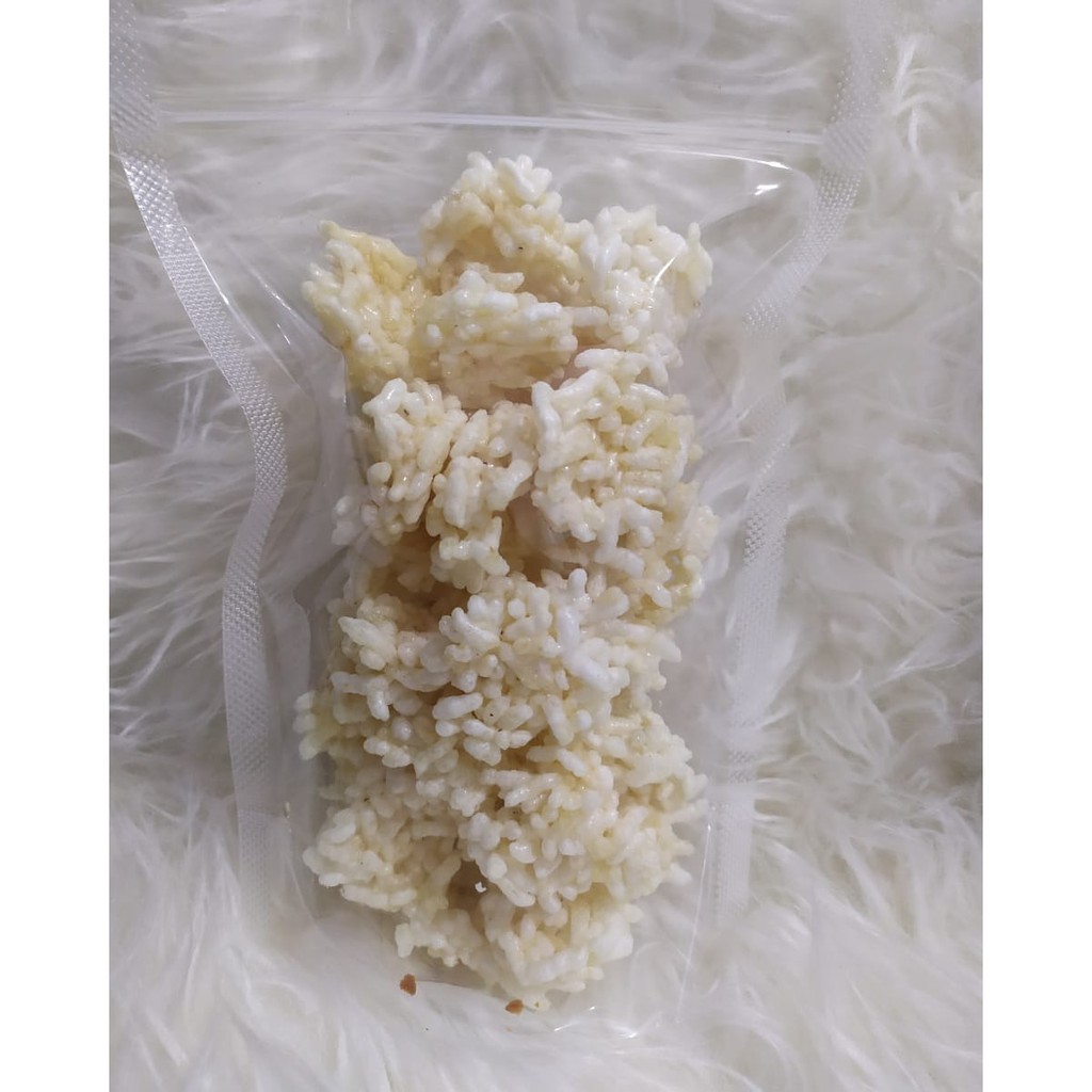 

Rengginang Mini Ketan Putih / Makanan Ringan