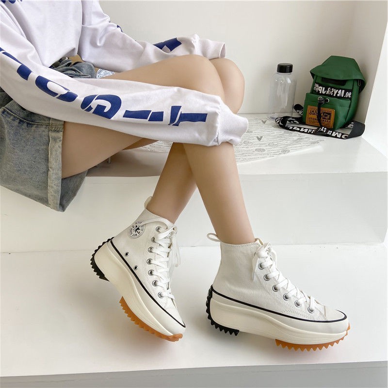 AVANCEID SIZE 36-42 1952 Sepatu Sneakers Wanita Sekolah Kerja JIMIN Putih Hitam Import