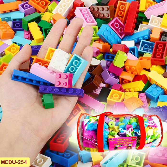 BRICK GAME PINTAR 3D Puzzle mainan balok susun anak MEDU-254