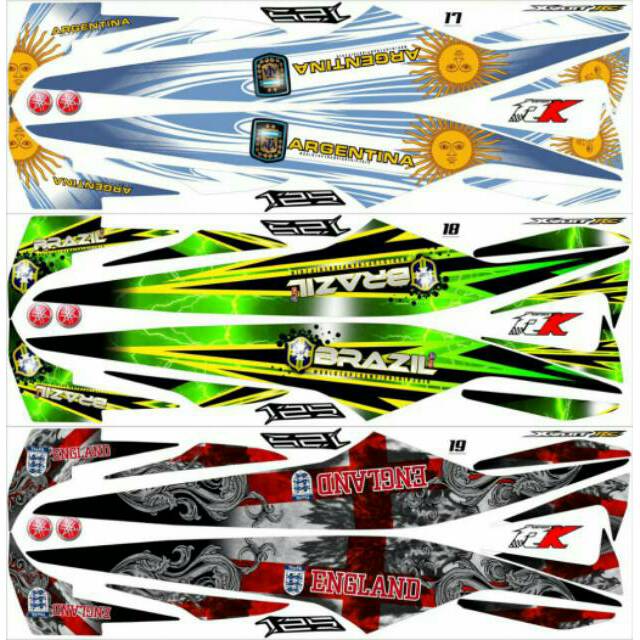 Sticker Striping Variasi Yamaha Xeon Rc 1q Shopee Indonesia