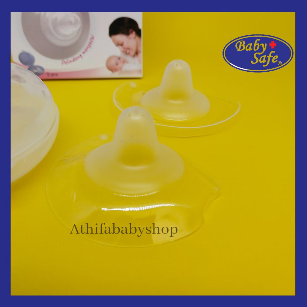 Niple Shield Penyambung Puting Pelindung Puting Menyusui Nipple Puller Baby Safe Breast Shield Isi 2