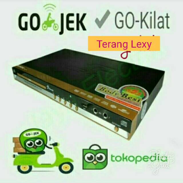 DVD player ZUMATSU body besi. Bisa CD/DVD/USB/MP3 /MP4