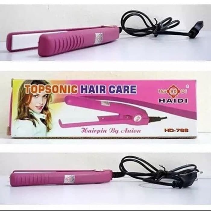 ❤ RATU ❤ Catok Mini Haidi Top Sonic Hair Care | Catokan Mini 2 in 1 Pelurus Rambut Karakter Murah | Curly