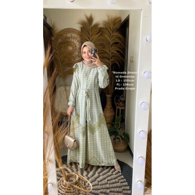 romeda dress / gamis /ottd