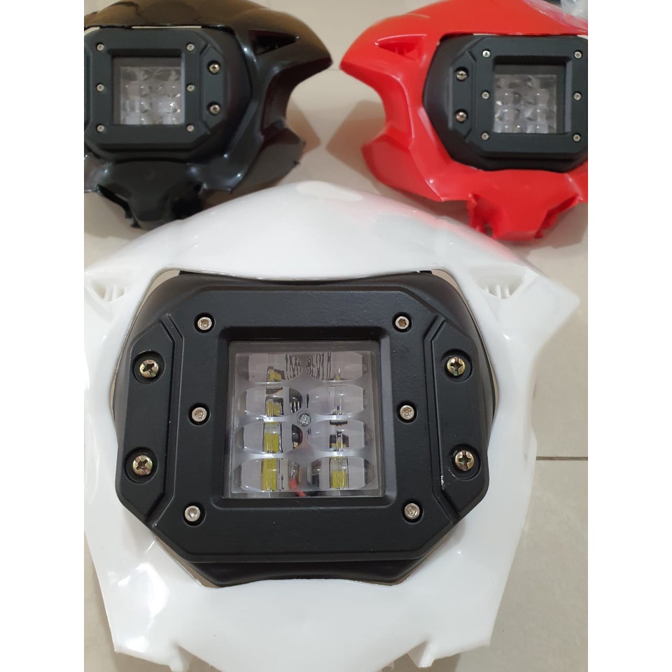 HEADLAMP CRF 2018 LED/KEDOK LAMPU CRF /BATOK LAMPU CRF/LAMPU DEPAN CRF