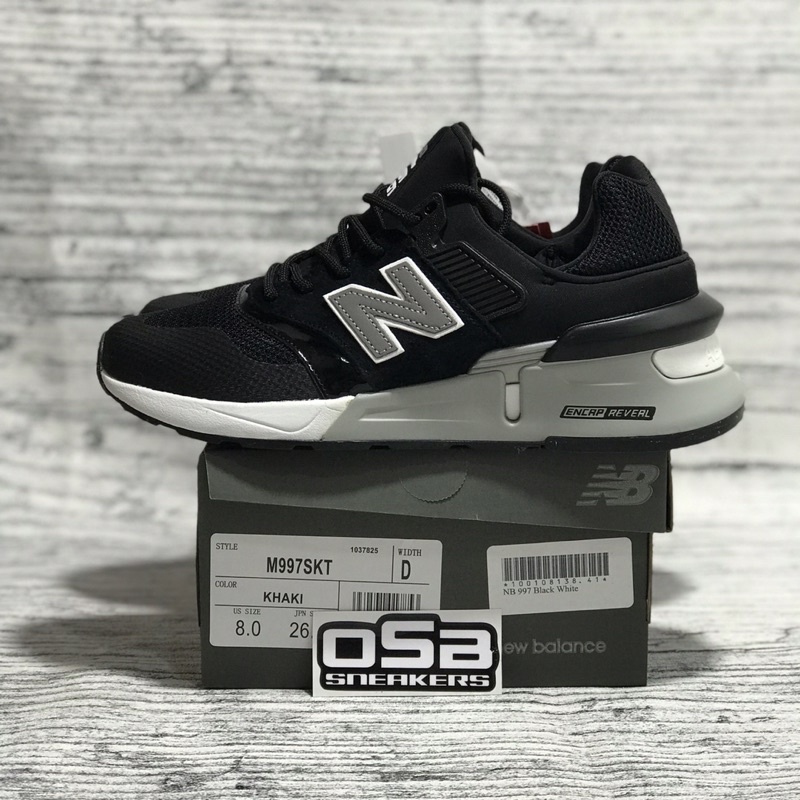 New balance MS 997 black white grey