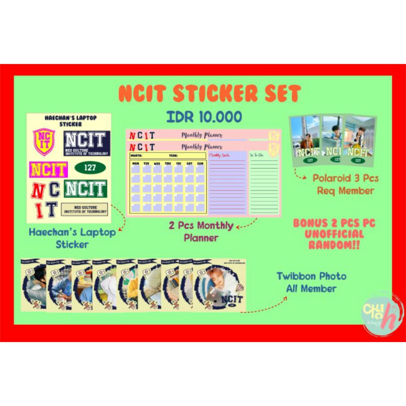 

STIKER NCIT SET