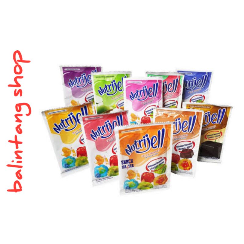 

5 PCS NUTRIJELL 10 GRAM / AGAR AGAR NUTRIJELL / JUAL SATUAN