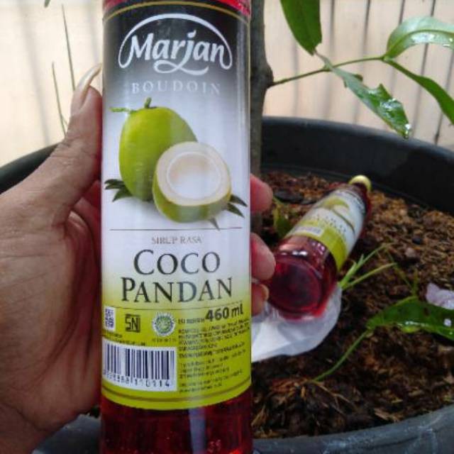 

Rizqky-Store sirup Marjan boudoin sirup rasa Coco pandan isi 460ml