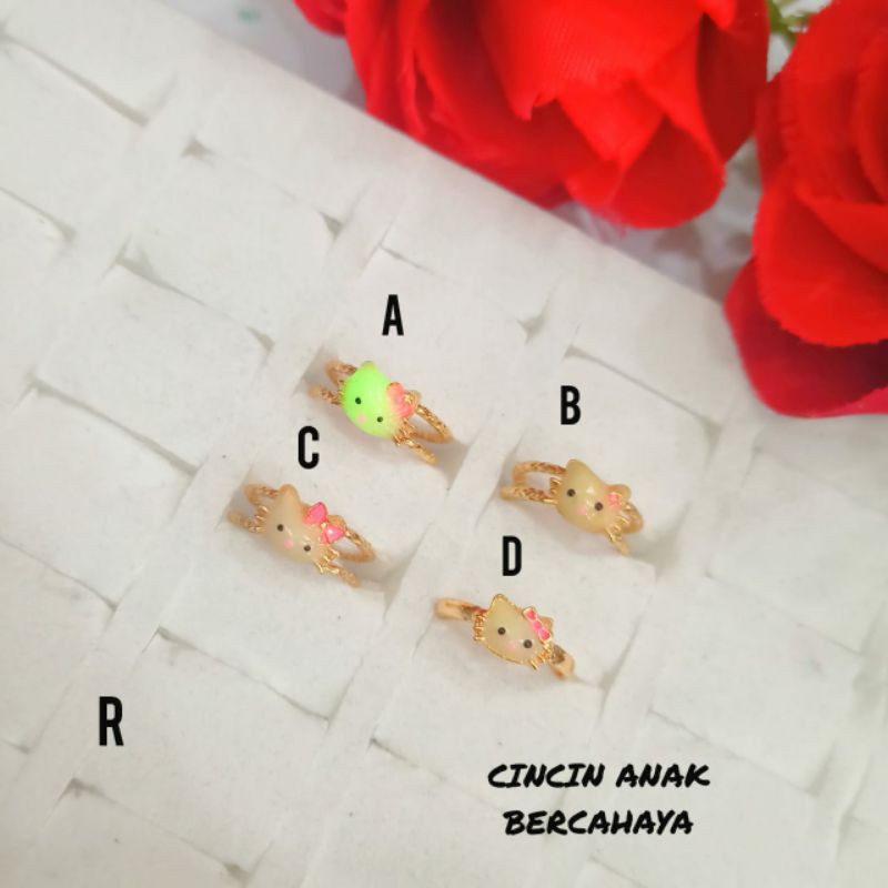 Fourfashion Cincin Anak Xuping Bercahaya Kekinian PD117