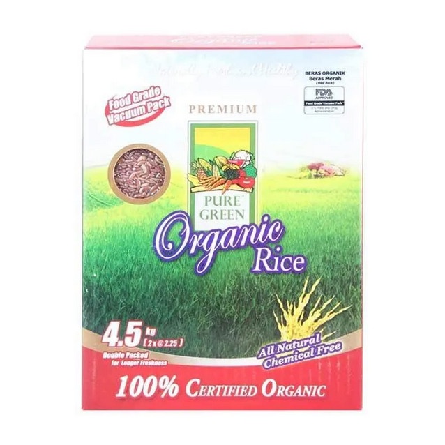 

Pure Green Organik Beras Merah 4.5Kg
