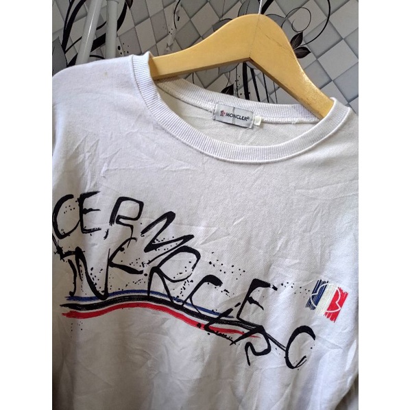 crewneck moncler second, bekas/thrift