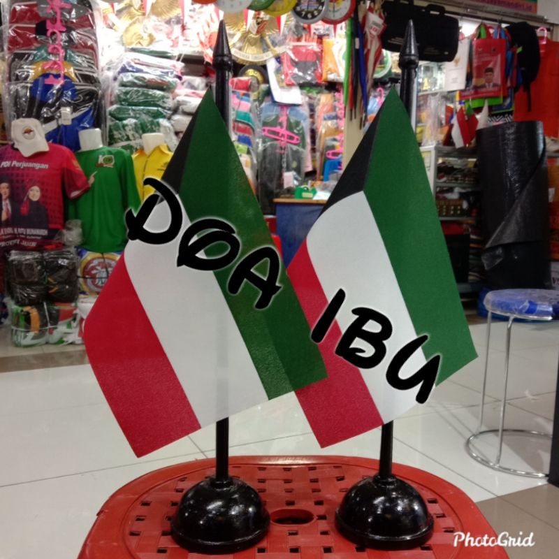 

best seller tiang kayu meja+bendera KUWAIT ready stock