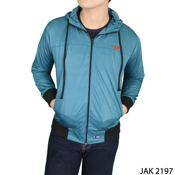 Jaket Parasut Pria Polos / Jaket Waterproof (COMB)