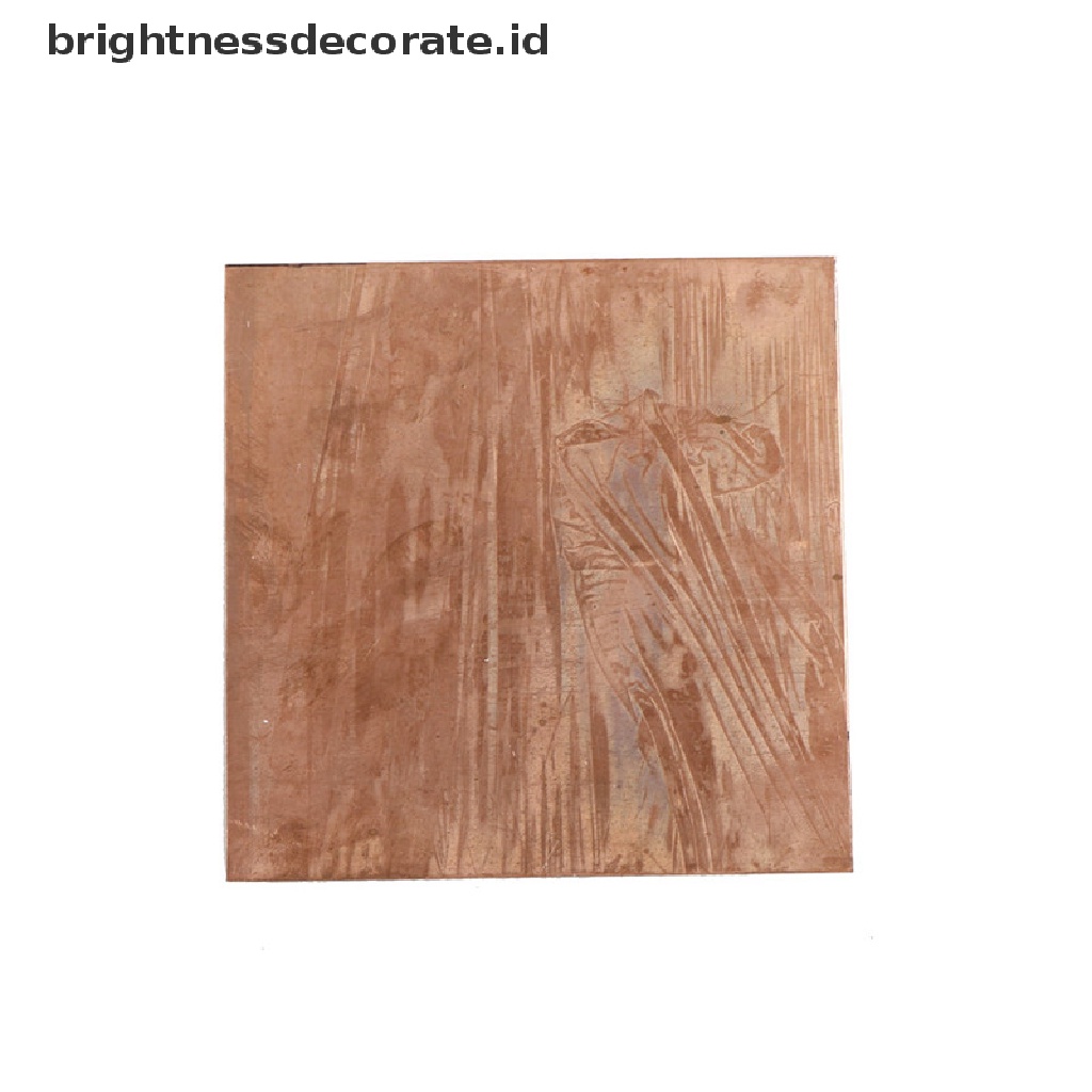 [birth] Hot Sale 99.9% Pure Copper Cu Metal Sheet Plate 100x100x0.8mm [ID]