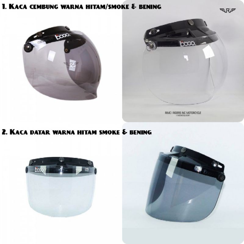 KACA HELM BOGO ORIGINAL kaca helm datar kaca helem bogo kaca bogo kaca bogo cembung