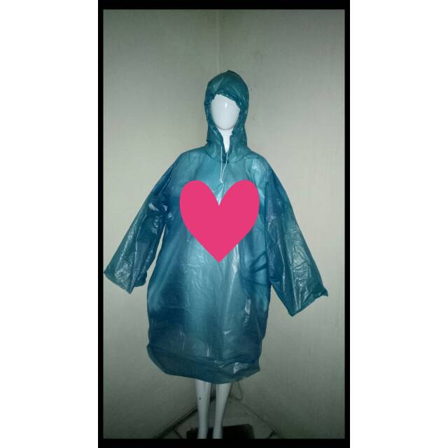 Jas Hujan Ponco Plastik Tebal