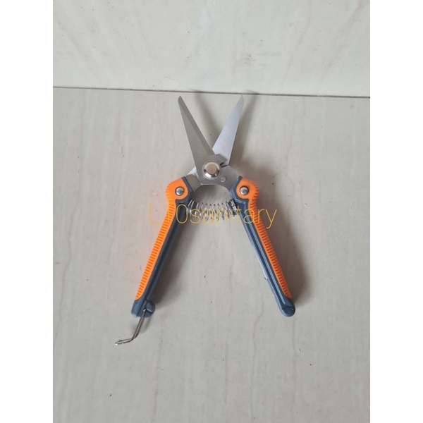 Gunting Korea Serbaguna Gagang Karet / Gunting Dahan / Seng Lurus Serbaguna Gardening Tools CAMEL