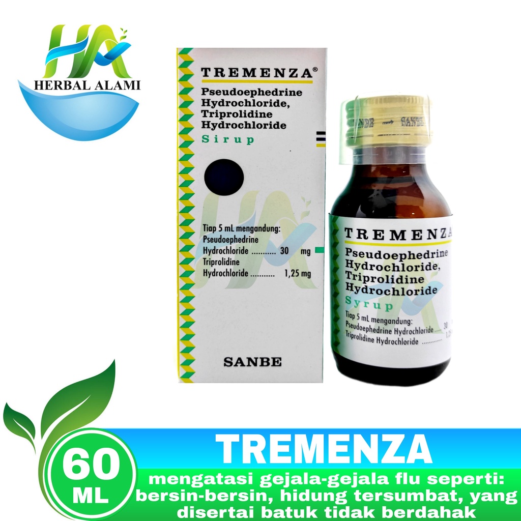 Tremenza Sirup 60 ML - Obat FLU