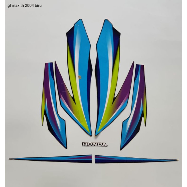 Striping GL Max 2004 buru, striping honda GL Max 2004 biru terbaik COD
