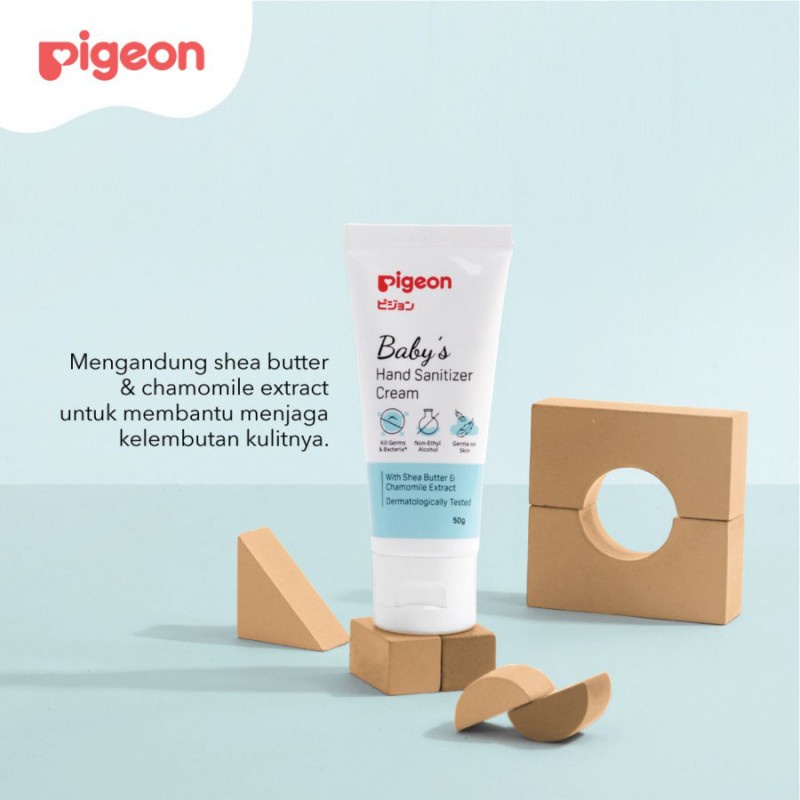 Pigeon Baby's Hand Sanitizer Cream Pembersih Tangan Bayi - 50 gr