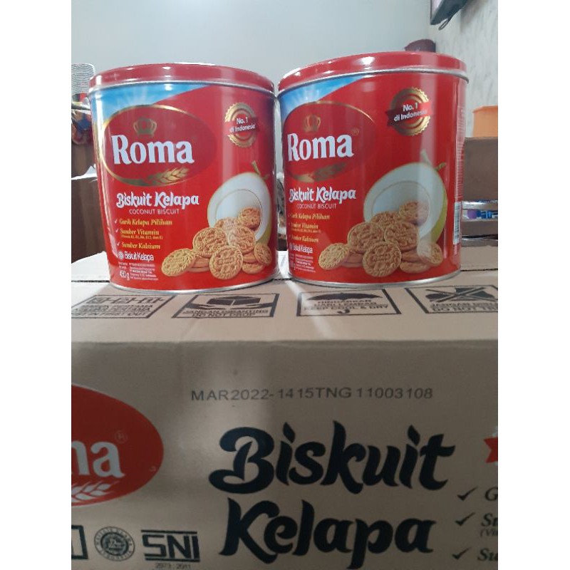 

Biskuit Roma Kelapa Kaleng 345gr