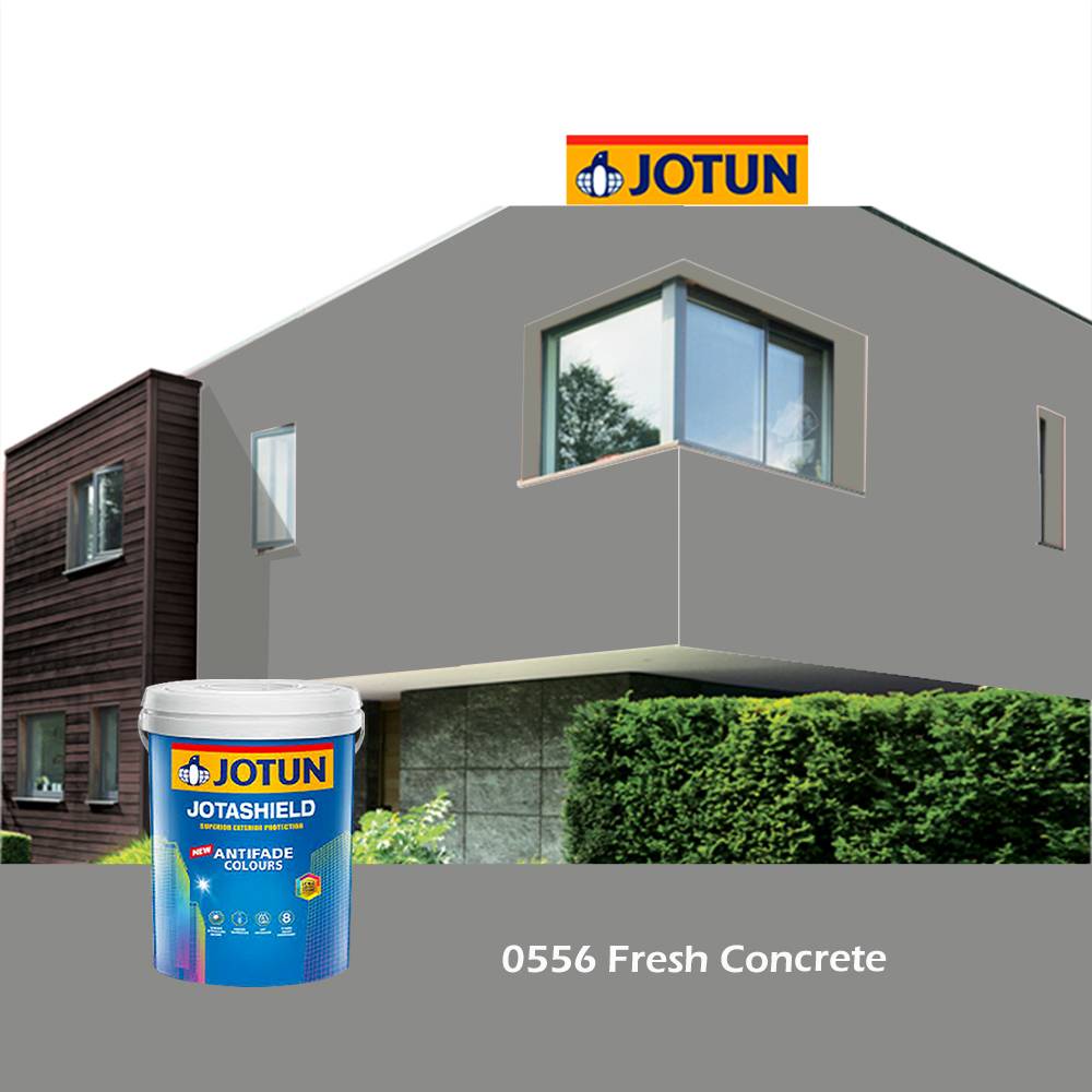 CAT TEMBOK EKSTERIOR JOTUN - FRESH CONCRETE/0556