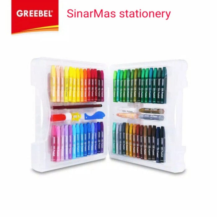 

Crayon 55 warna Greebel / Greebel Oil Pastel 55 Colours non toxic