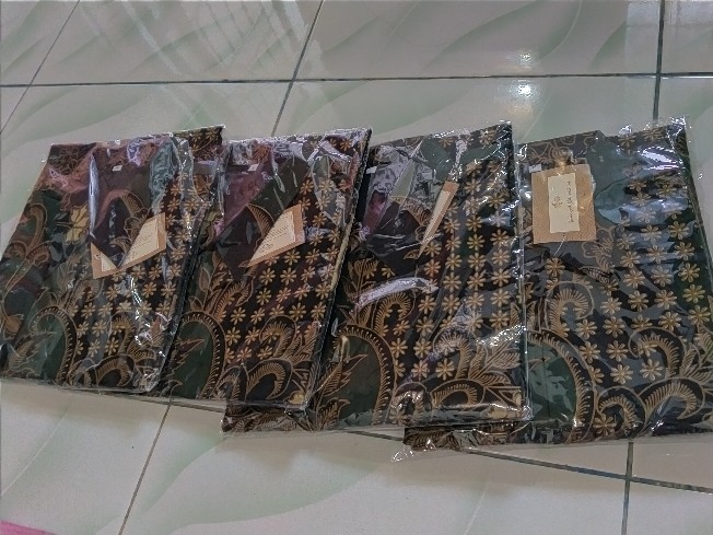 Proboseto Hijau Kemeja Batik Pria Full Furing Bahan Katun Primisima