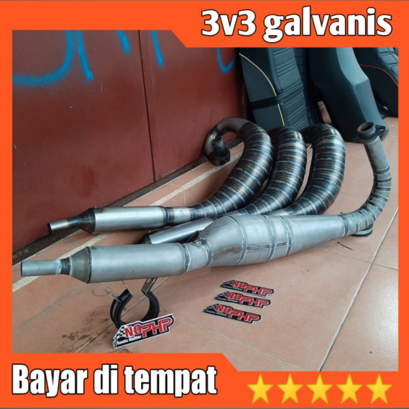 MURAH  KNALPOT RACING KOLONG TELO 3V3 RXK RXS RX KING NO PHP