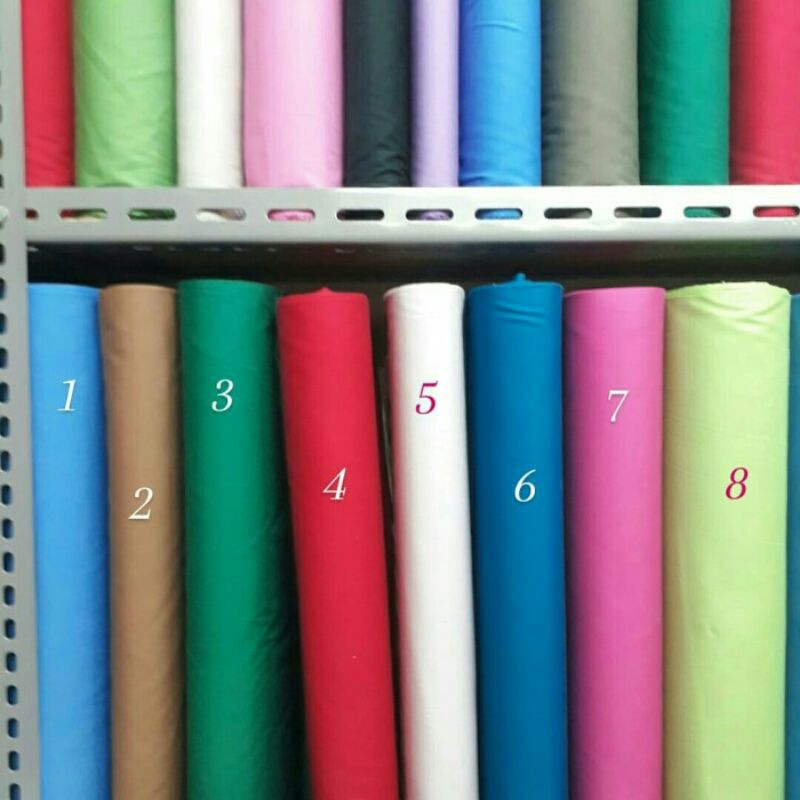 Bahan katun poplin/Katun Jepang/Katun polos 100%/Tokai