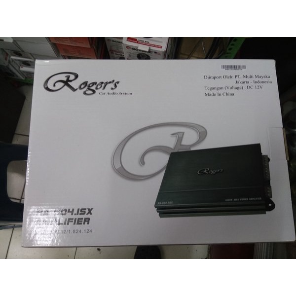 power 4 channel rogers by alpine