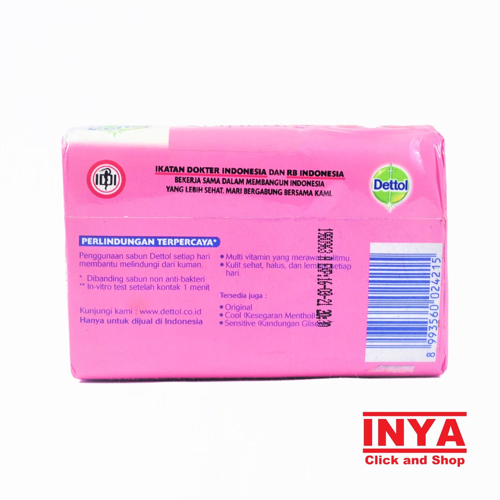 DETTOL SKINCARE ANTI BAKTERI SOAP 105gr - Sabun Batang