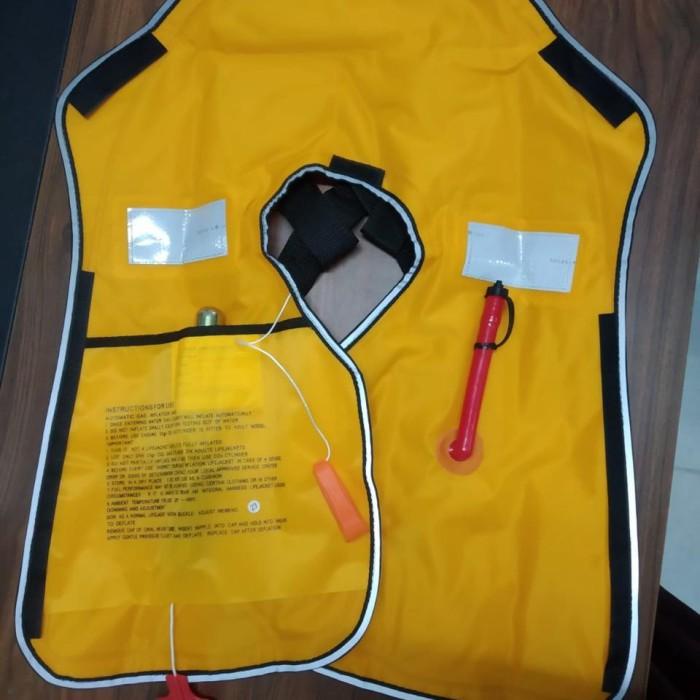 Pelampung Automatic Life Jacket Co2, Jaket Pelampung Oksigen Pesawat, Life Vest