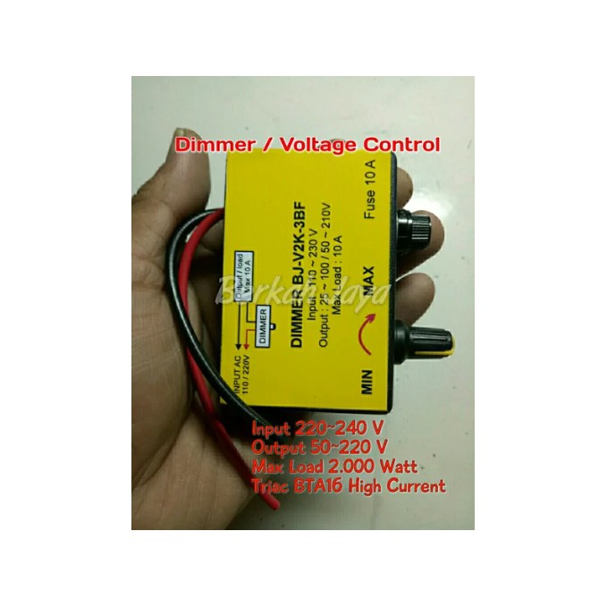 Dimmer 2000Watt 220V AC BTA 16 Pengatur Kecepatan Motor (DM21)
