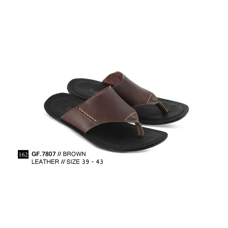 SANDAL JEPIT PRIA BROWN 39 sd 43 GF7807 GOLFER