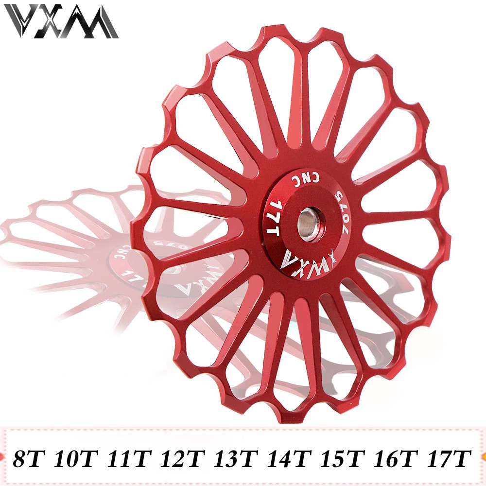 Import VXM MTB Road Bike Ceramic Pulley Alloy Rear Derailleur 8T/10T/11T/12/13T/14T/15T/16T/17T