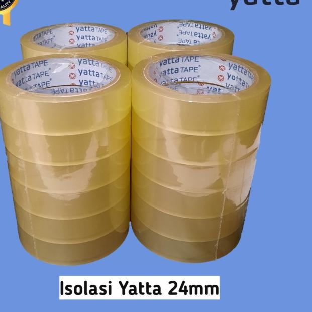 

➪ Lakban Kecil 24 mm Yatta Tape/Biru/Bening 60 Yard (Slop @ 6Roll) ▼