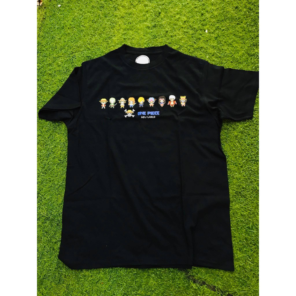 Tshirt One Piece Mugiwara Pixel art Anime Manga