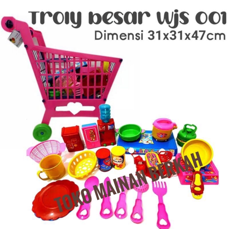 MAINAN TROLI JUMBO | TROLLY KOMPLIT