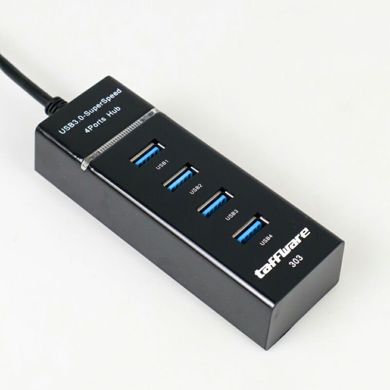 High Speed 4 Port USB Hub 3.0 Adapter 5 Gbps For Laptop PC Notebook Computer 303