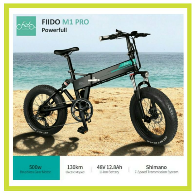 Fiido Electric Bike M1 Pro Powerfull Easy Folding Moped Sepeda Listrik