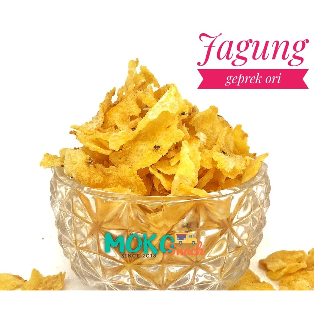 

Snack Cemilan Jagung Geprek Ori 1 Kg