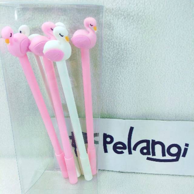 

Bolpen Gel Bentuk Angsa set 2 pcs 2 warna