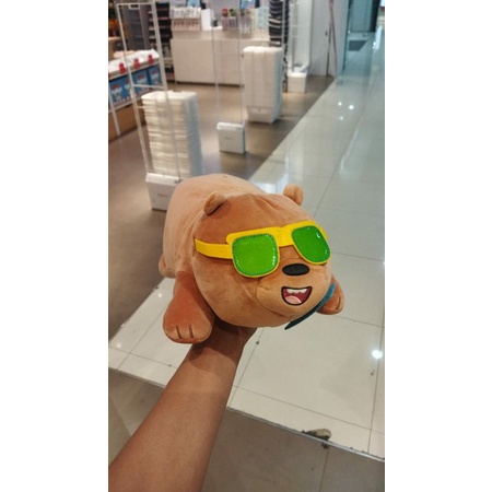 Miniso X We Bare Bears Lying Plush Toy