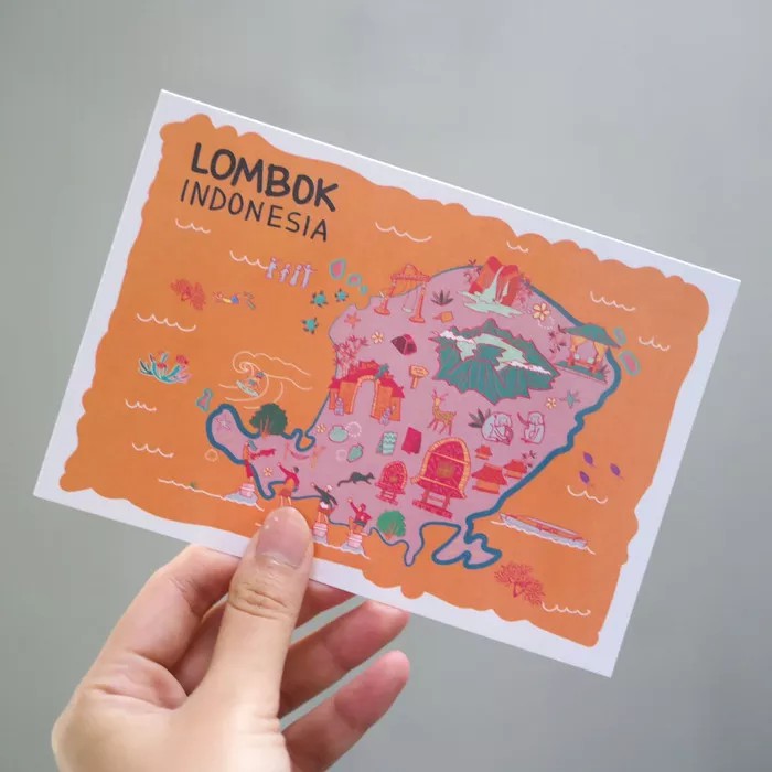 

Lombok Postcard by Lestari - Kartu Pos Ilustrasi SALE