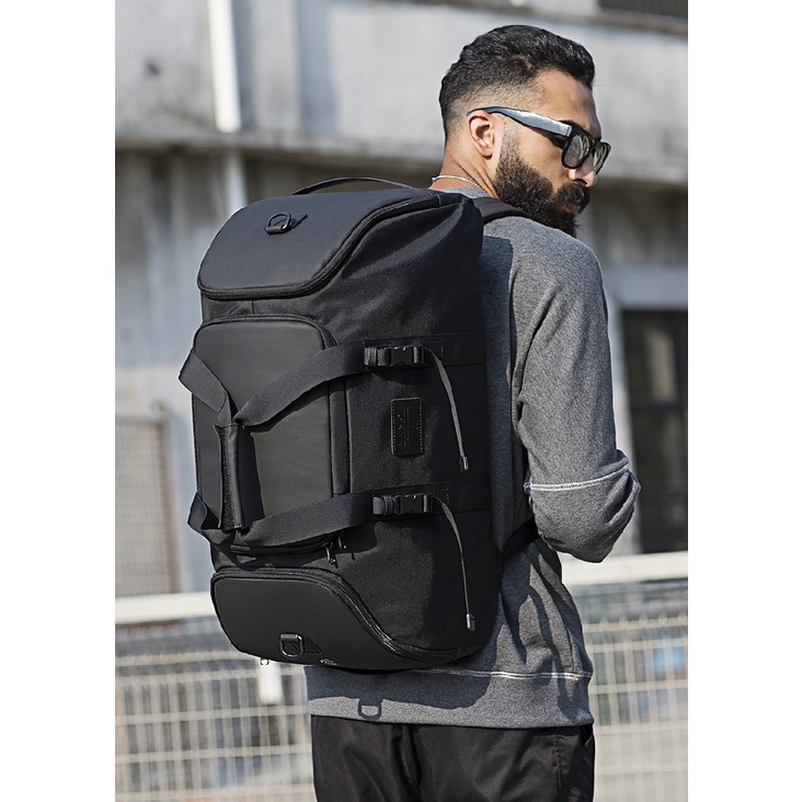 BANGE BG-7088 - Multifunctional 2-in-1 Travel Duffel Bag Backpack 36L - Tas Pria Multifungsi Jinjing Ransel Ukuran Besar